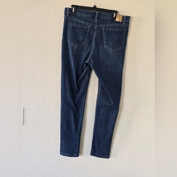 Anne Klein Jeans Womens  Blue High Rise Skinny 32×26 Light Wash Denim Streetwear - Picture 7 of 11